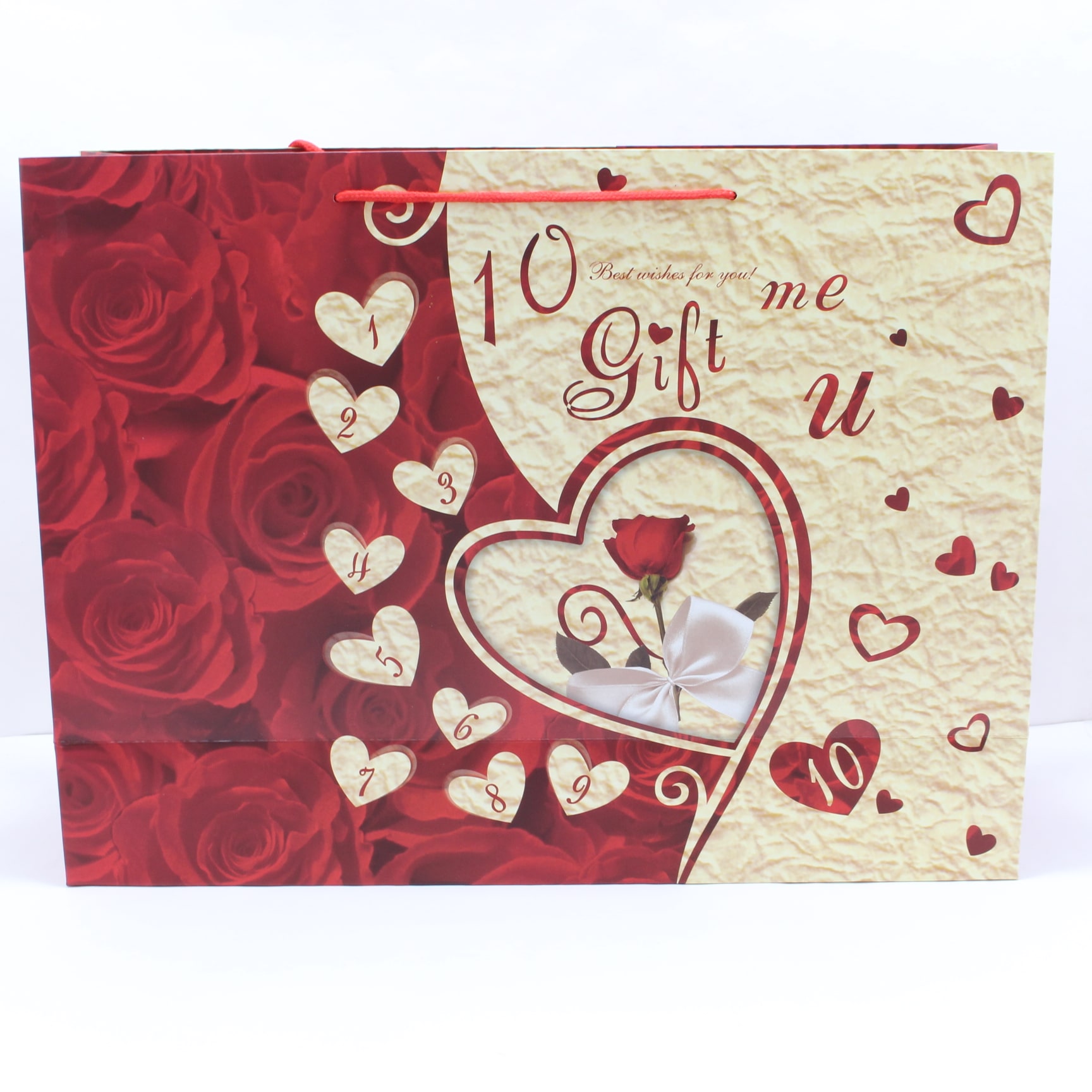 Miniatura 3 de Bolsa de regalo grande  motivo rosas y