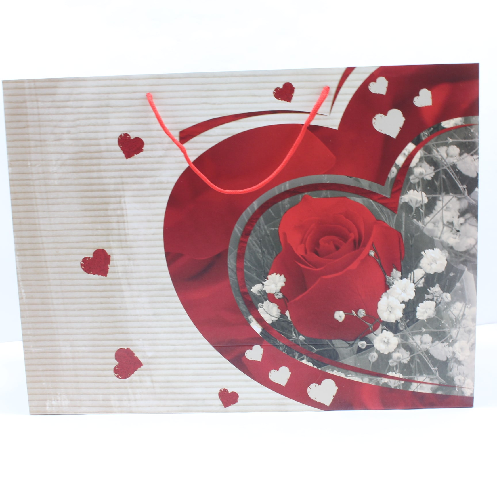 Miniatura 2 de Bolsa de regalo grande  motivo rosas y