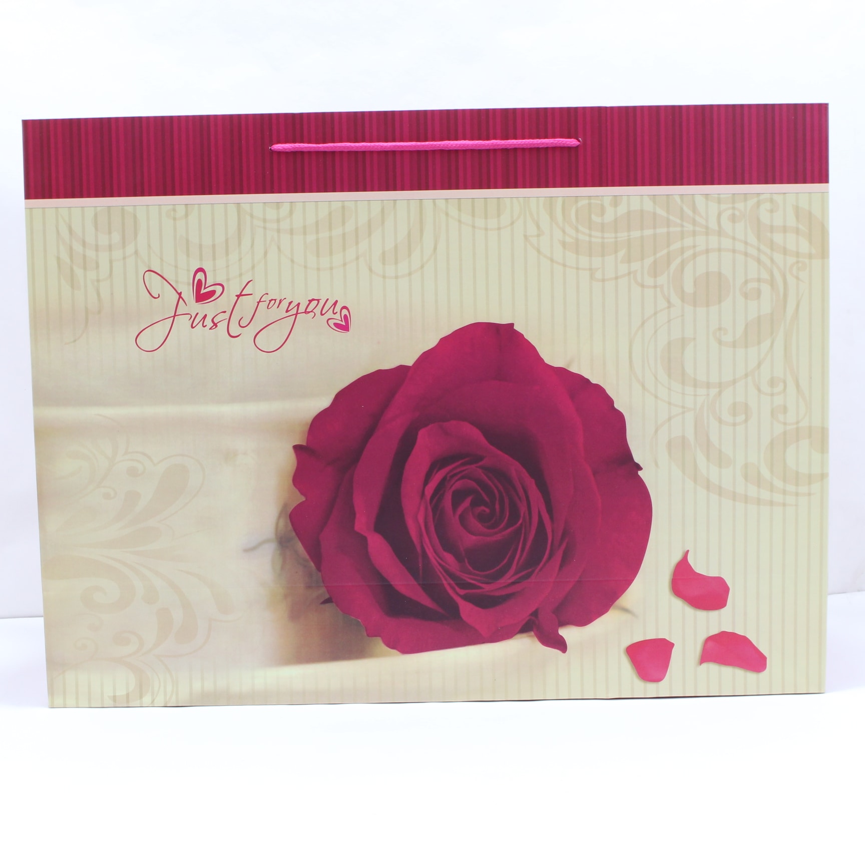 Bolsa de regalo grande  motivo rosas y