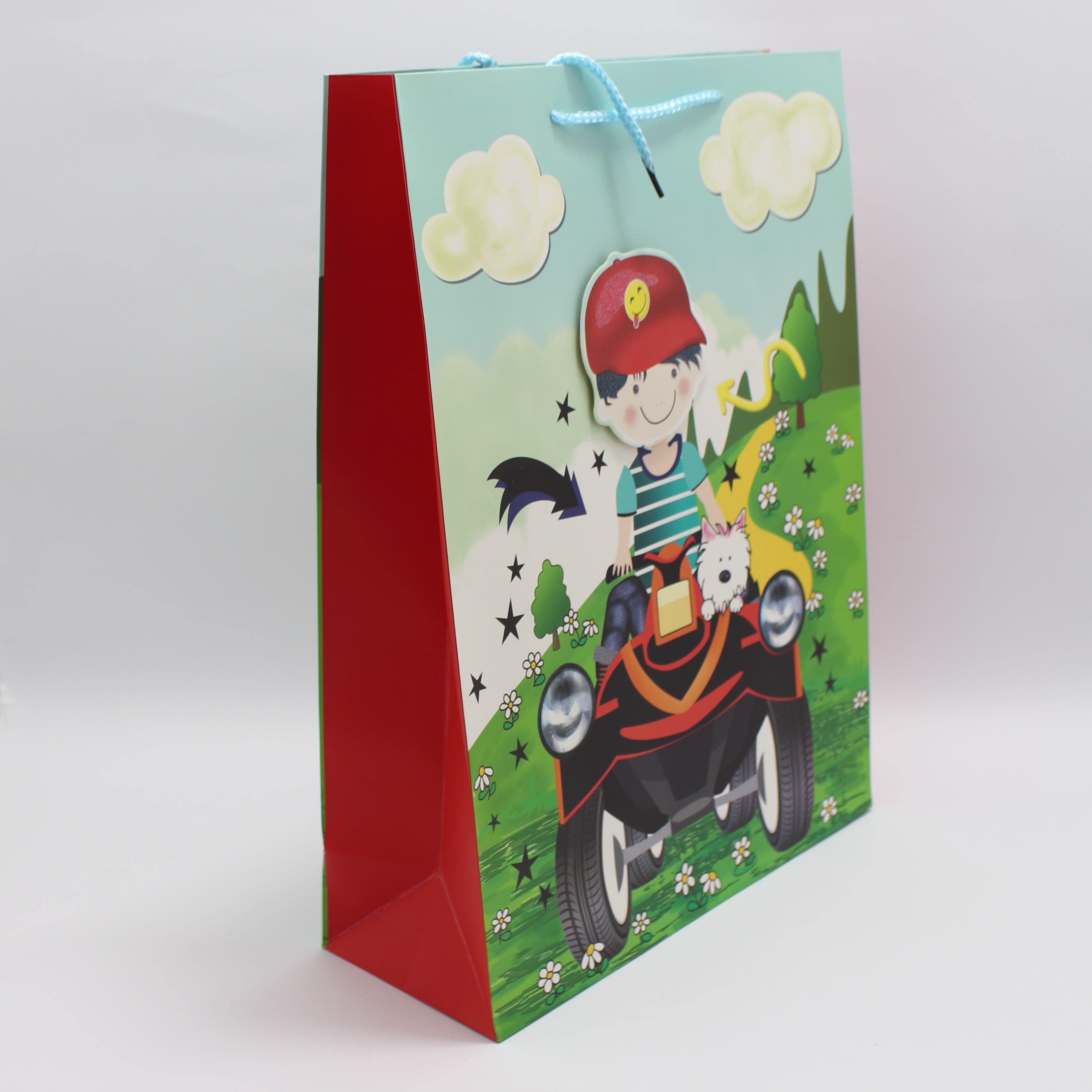 Miniatura 4 de BOLSA REGALO TALLA L ESTAMPADO NIÑO VEH