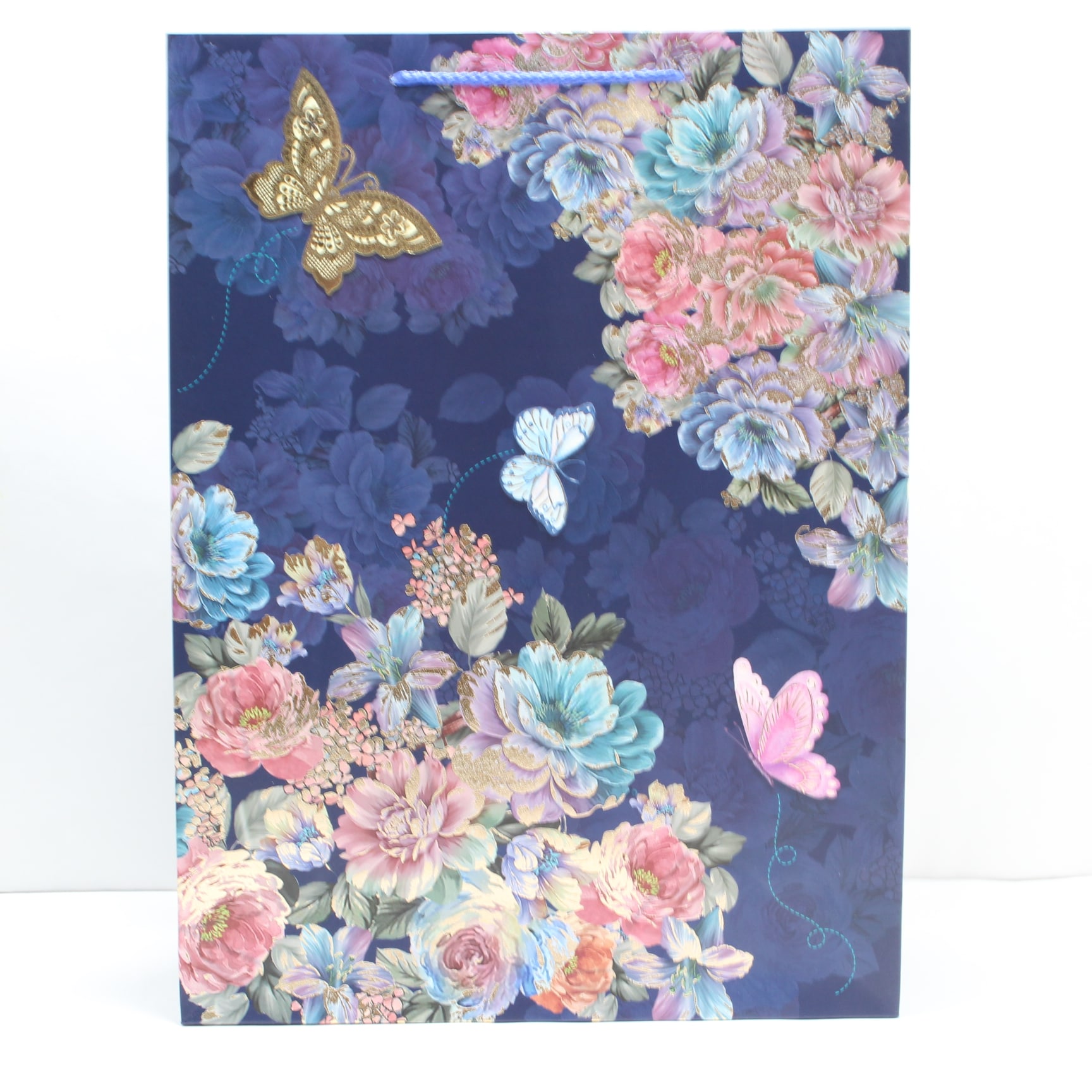 Miniatura 3 de BOLSA REGALO TALLA L ESTAMPADO FLORES Y