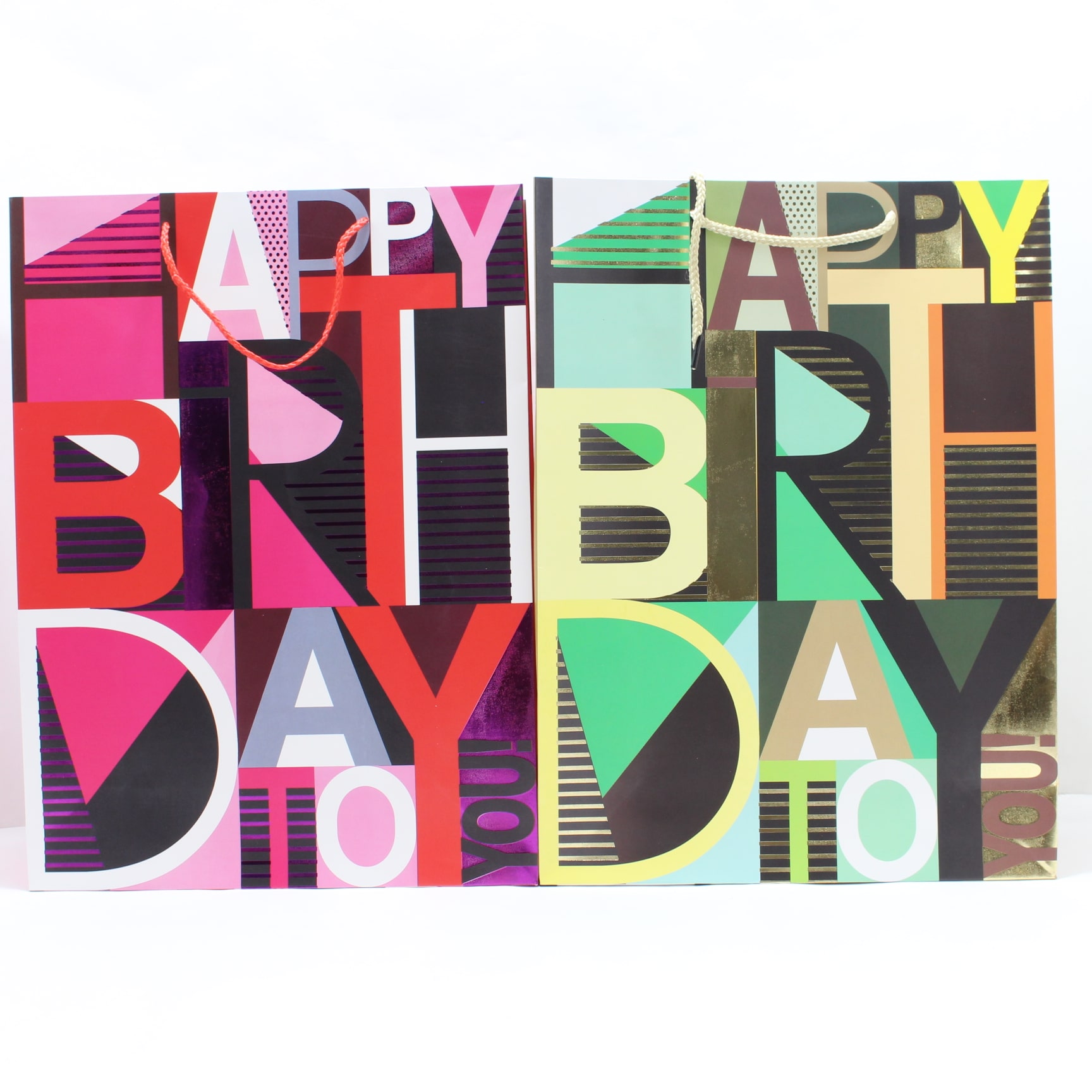 Miniatura 2 de Bolsa de regalo grande letras colores