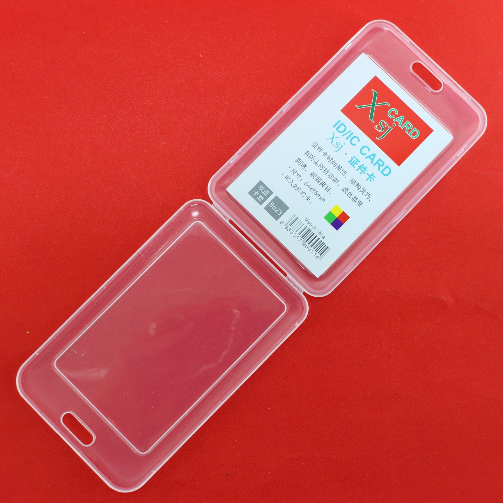 Escarapela para carnet 54x85mm en verti