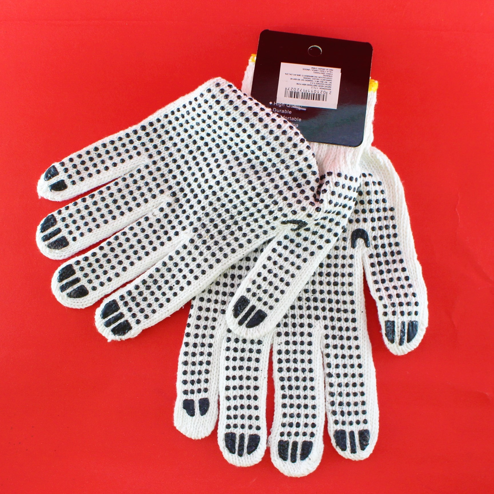 Guantes blancos con cobertura aislante