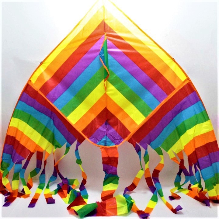 Cometa estilo arcoiris grande 1.7m