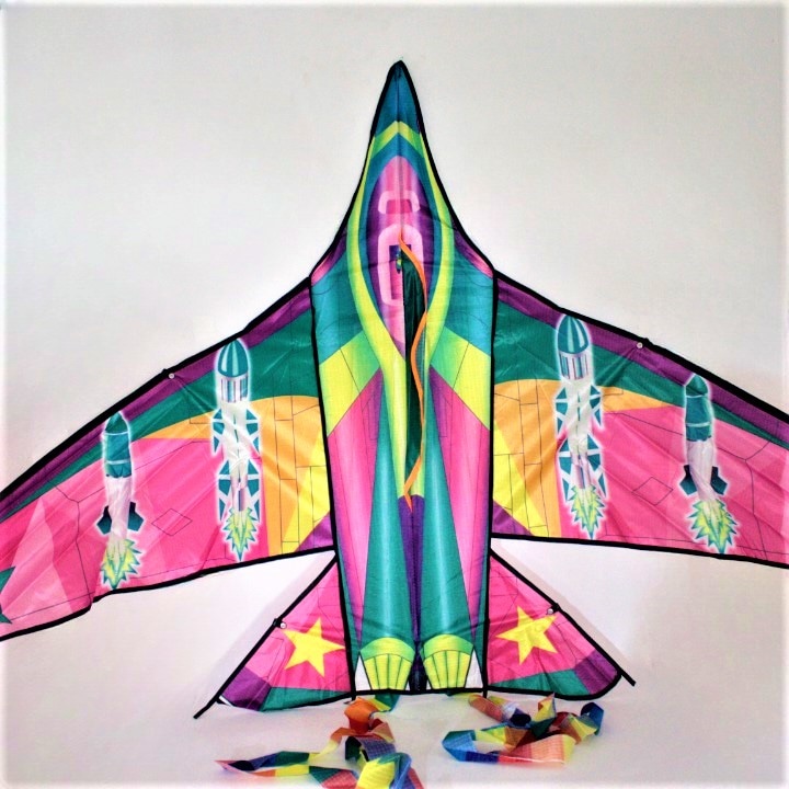 Miniatura 2 de Cometa estilo avion con misiles 140cmx9