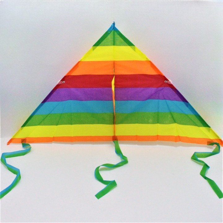 Cometa estilo rayas pequeña 90cm