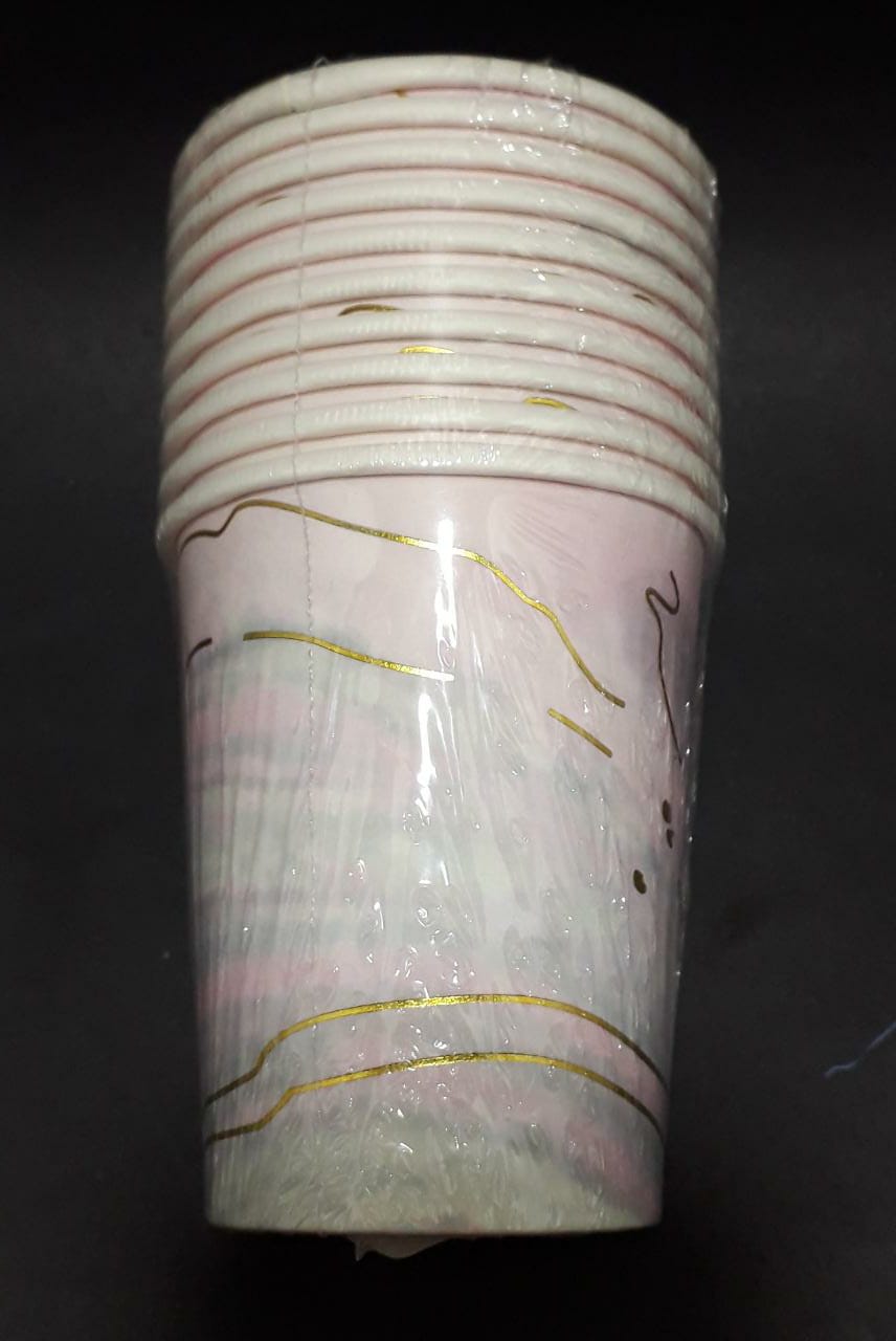 VASO  x 10   degrade rosa gris 7 ONZ