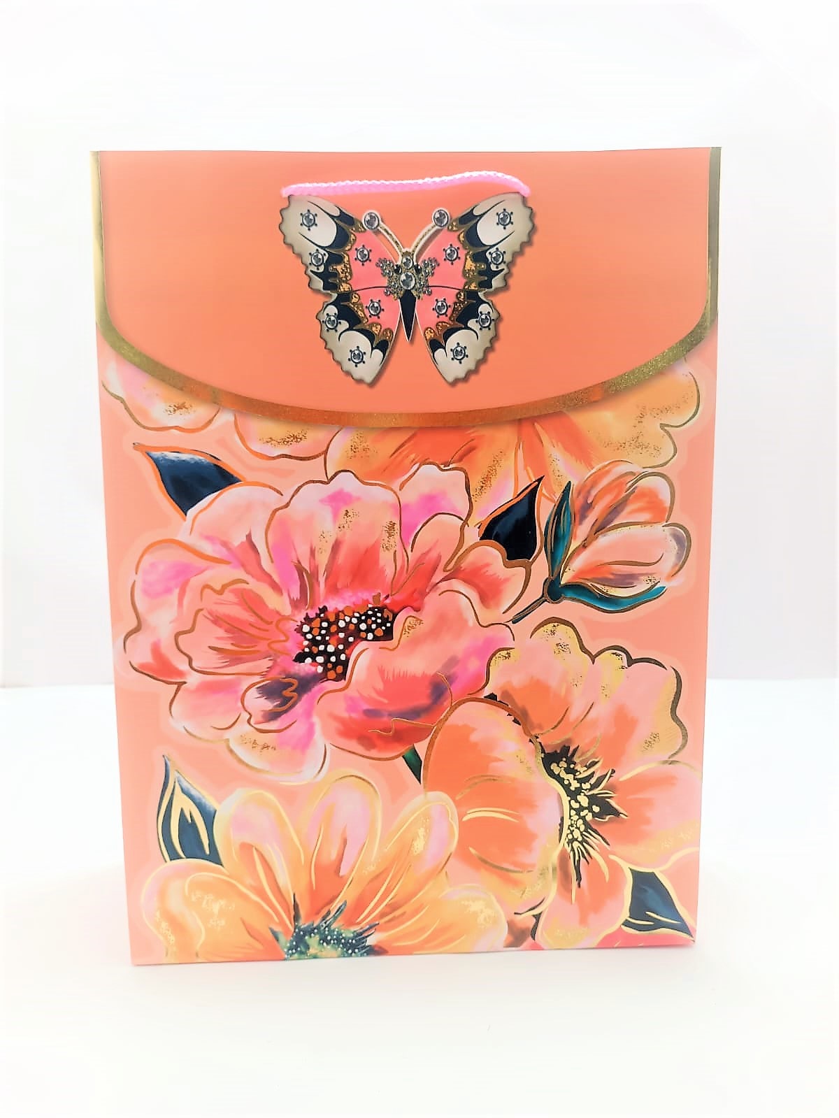 Miniatura 3 de BOLSA REGALO TALLA L FLORES DECORATIVAS