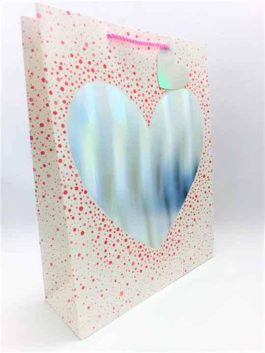 BOLSA REGALO TALLA L CORAZONES