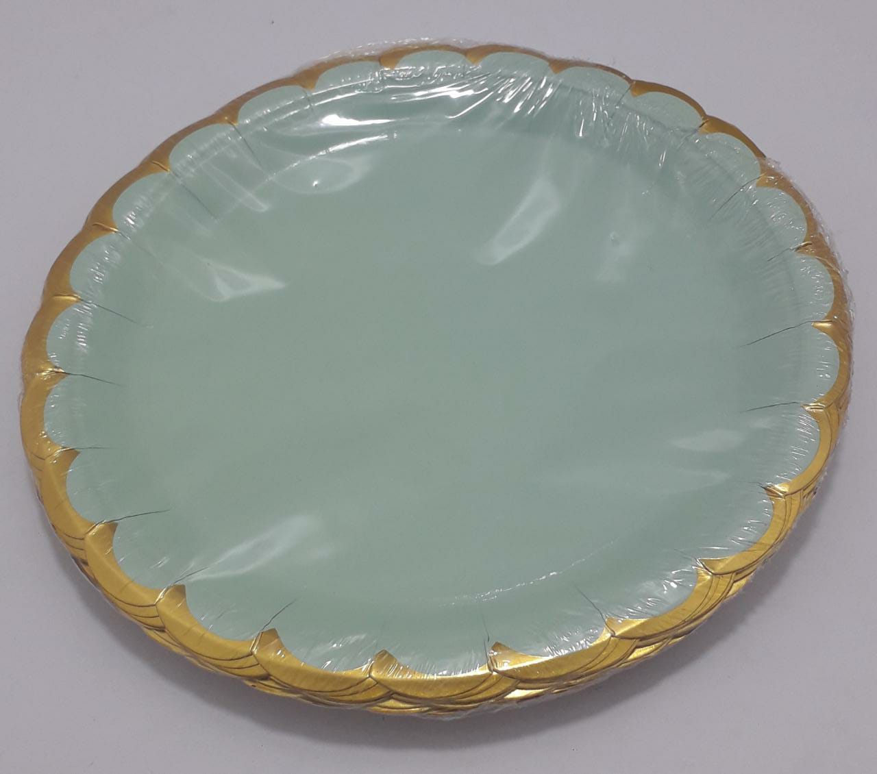 PLATO VERDE CLARITO   VORDE DORADO  23C