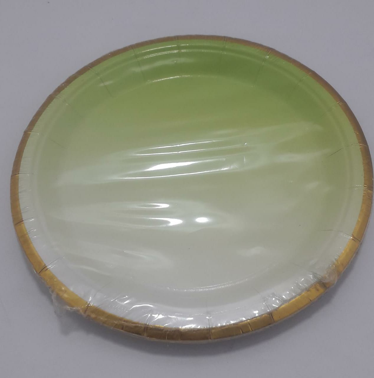 Platos verde desvanecido 18cm