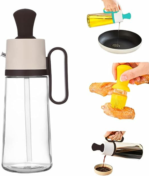 Miniatura 3 de Botella Dispensadora De Aceite + Cepillo