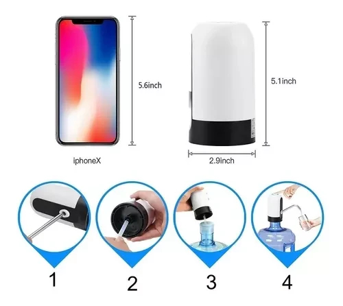Miniatura 3 de Dispensador De Agua Automático Recargabl