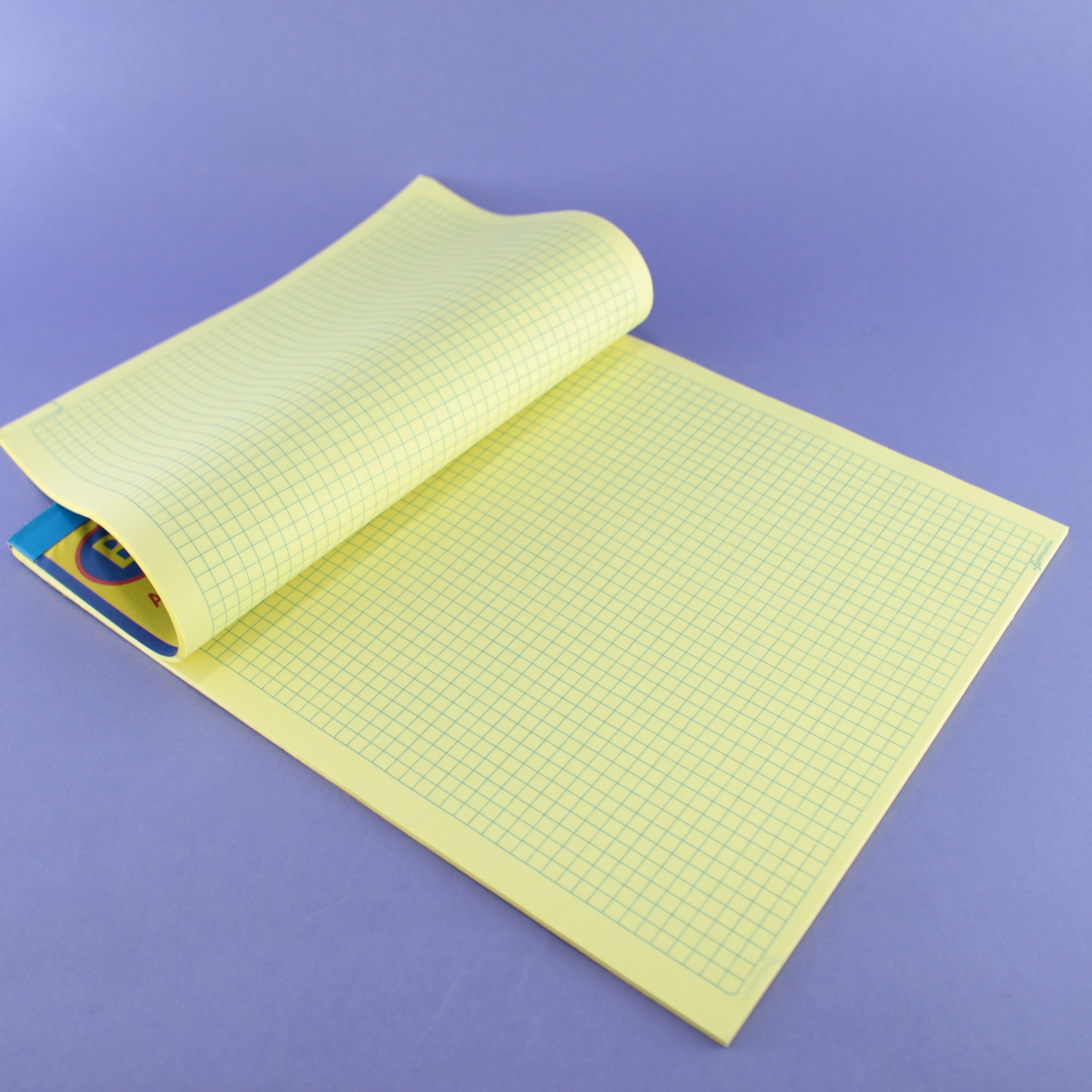 Block cuadriculado amarillo