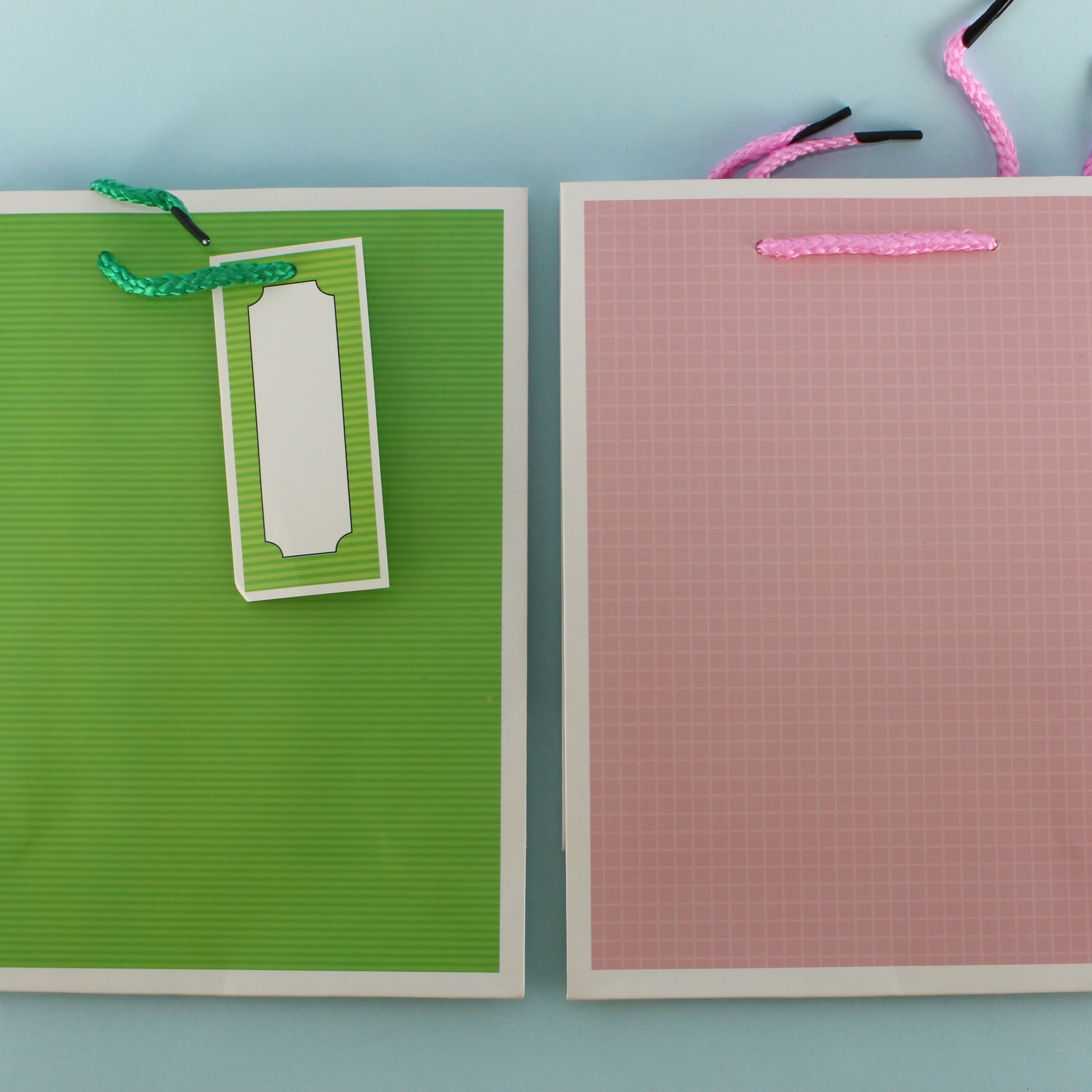 Miniatura 2 de Bolsa de regalo pequeña cuadros y ralla