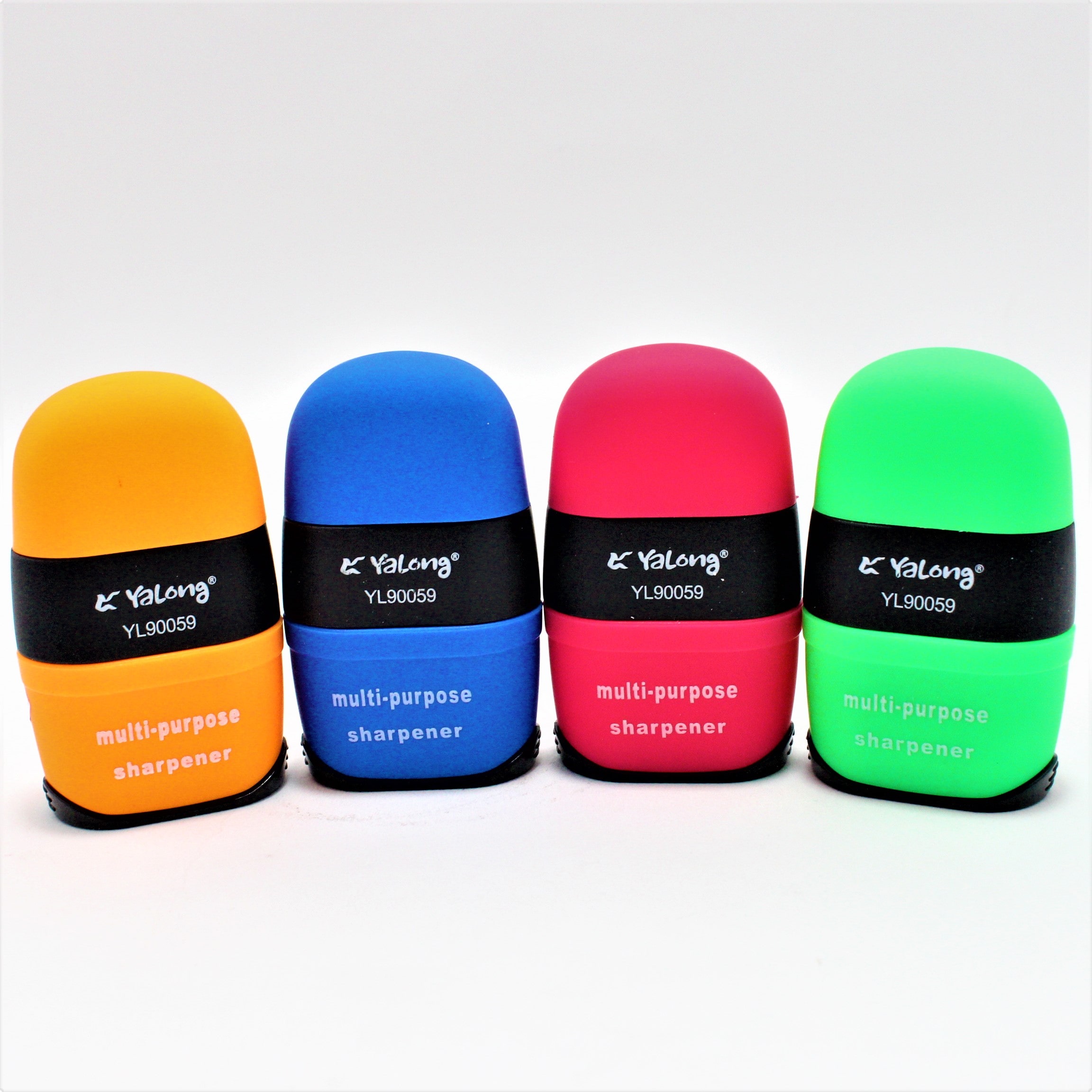 Borrador y sacapunta doble con deposito