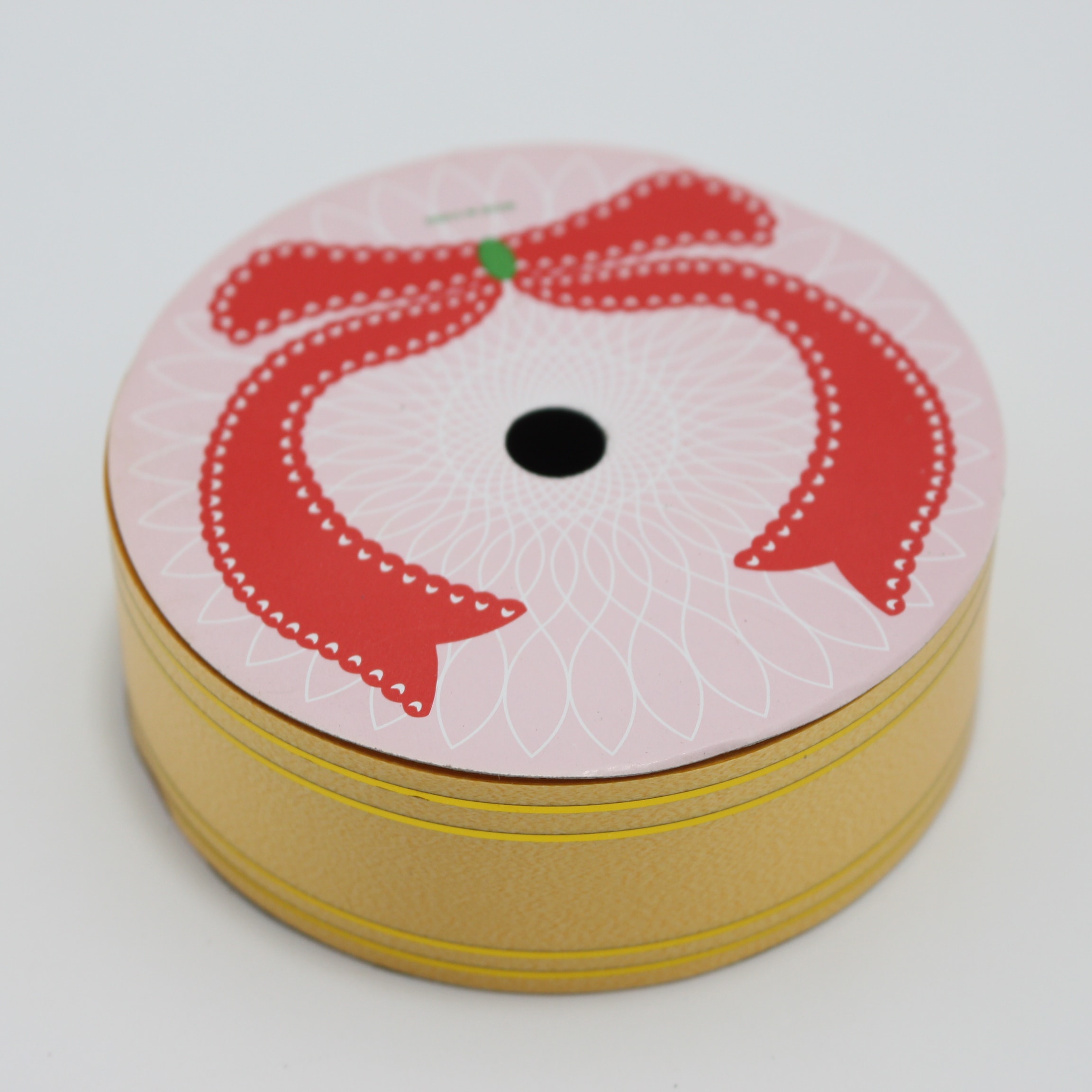 Cinta papel Amarilla con bordes dorados