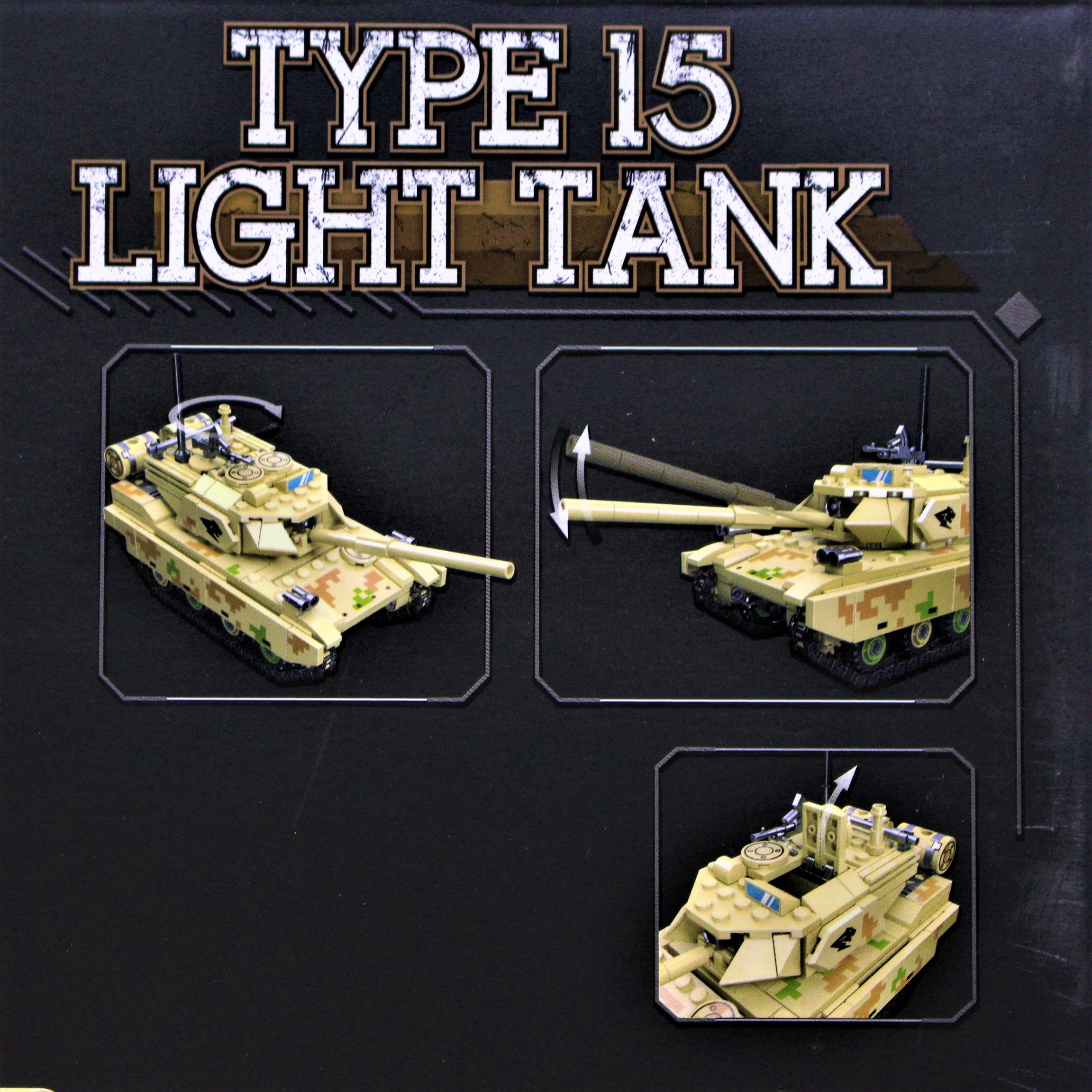 Miniatura 5 de Lego Tanque de Guerra Café 358 pcs