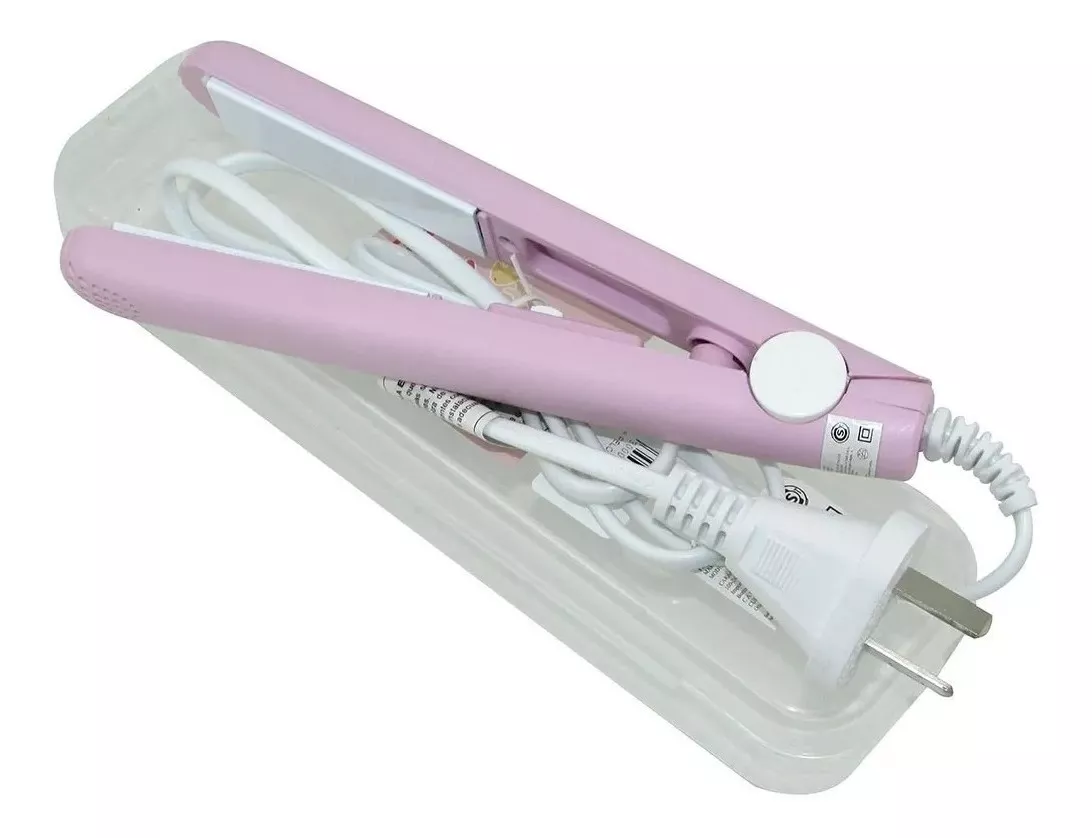 Plancha pequeña viajera para cabello