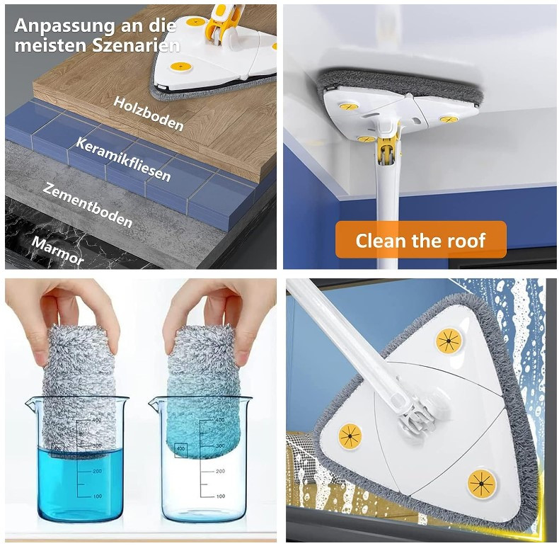 Miniatura 3 de Trapero limpieza ajustable triangular