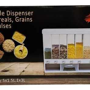 Dispensador Cereales Granos 6 Puestos
