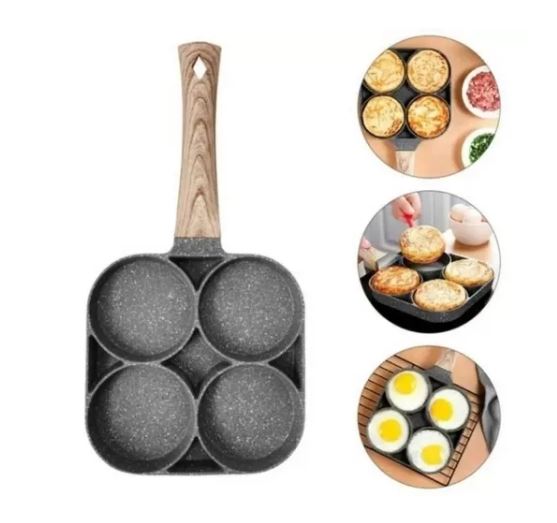 Miniatura 1 de Sarten Antiadherente 4 Puestos Para Huev