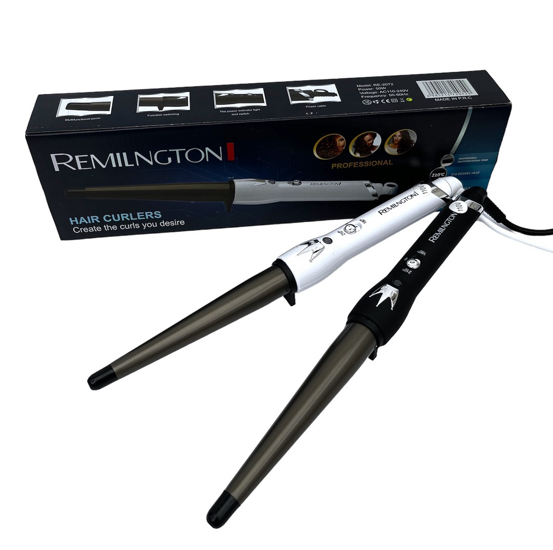 Vista 4 de Rizador cónico ondas cabello Remiltong - Color: Blanco