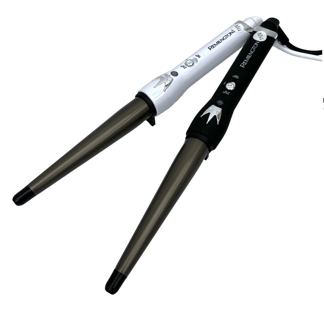 Vista 5 de Rizador cónico ondas cabello Remiltong - Color: Blanco