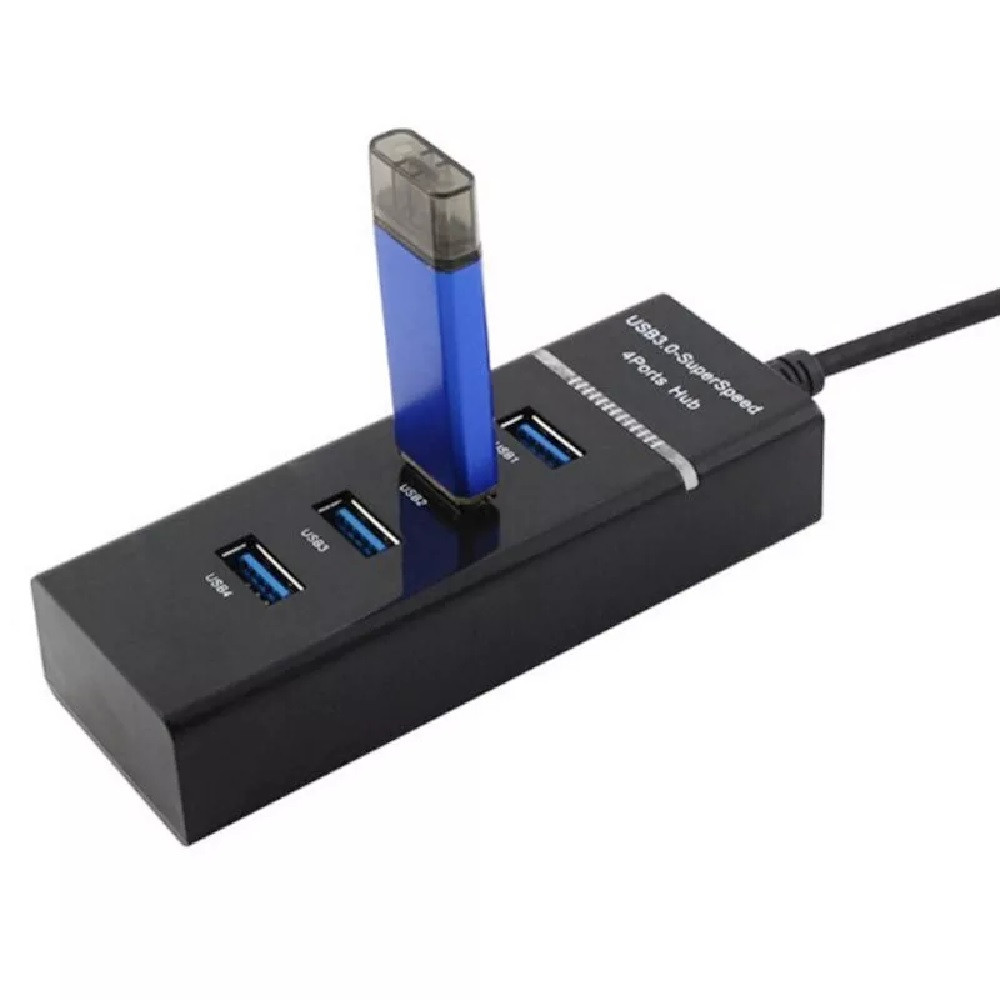Conector Multipuerto USB 4 puestos en 1