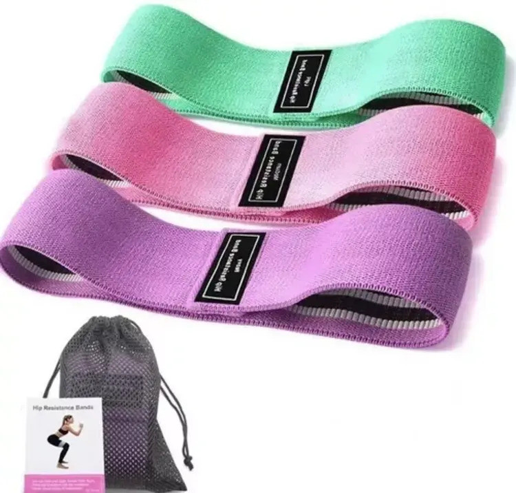 Kit Bandas Resistencia Elásticas X3 Tela