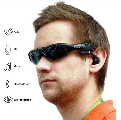 Miniatura 4 de Gafas Bluetooth Micrófono Audífono Mp3