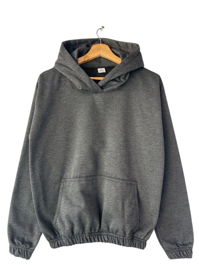 BUZO LARGO DAMA GRIS OSCURO XL