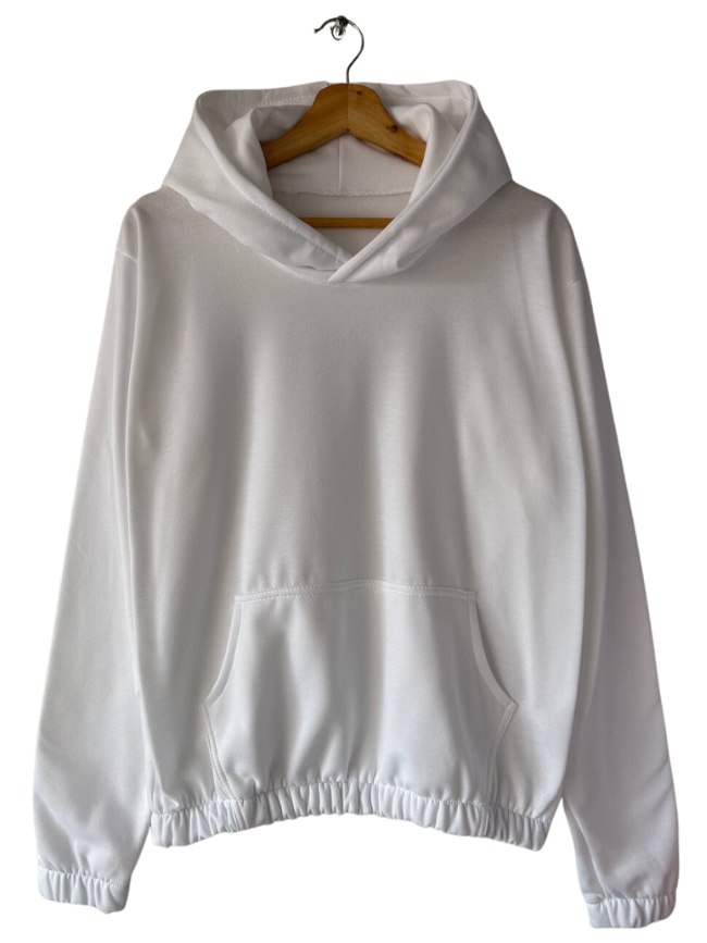 BUZO LARGO DAMA BLANCO XL