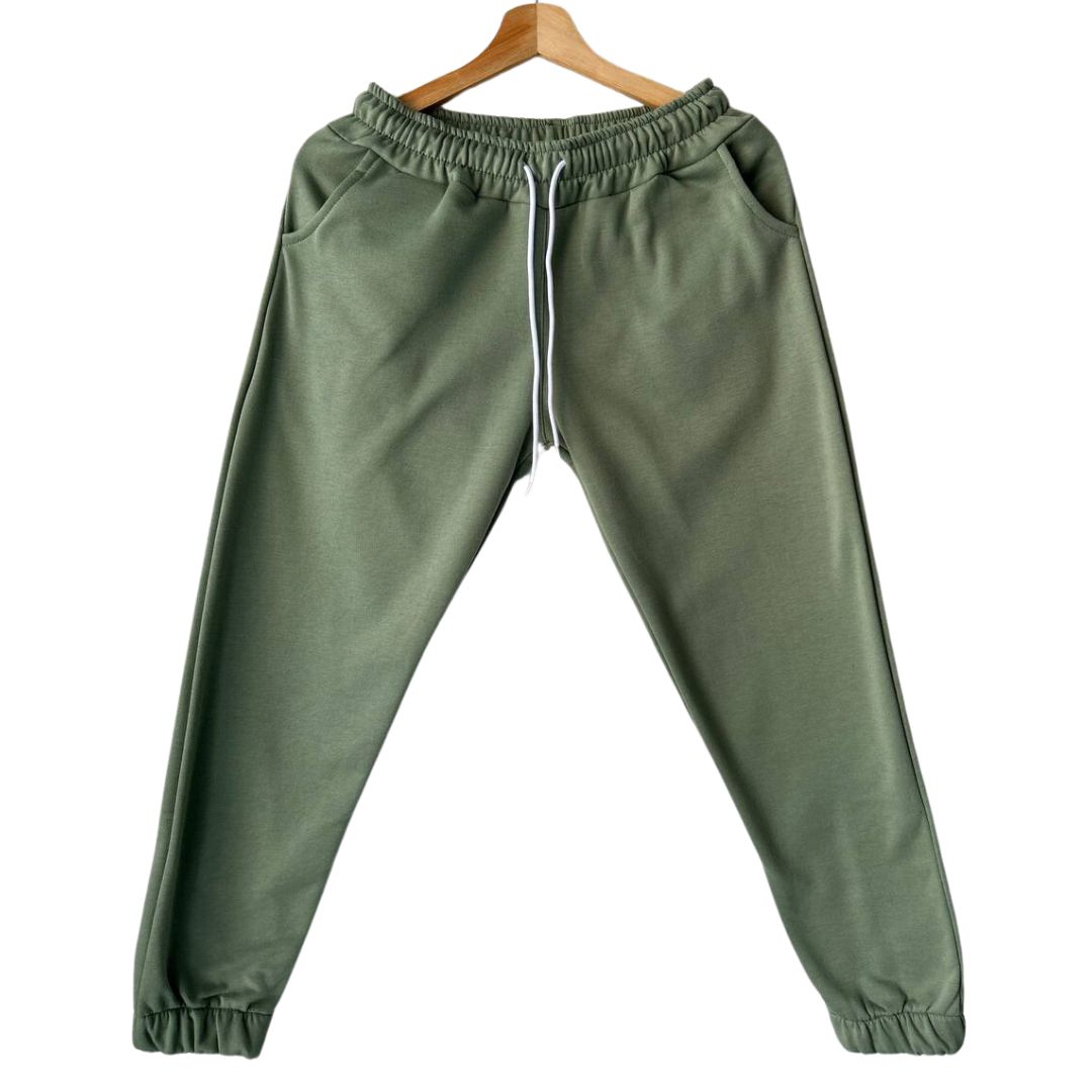 JOGGER DAMA VERDE MANZANA XXL