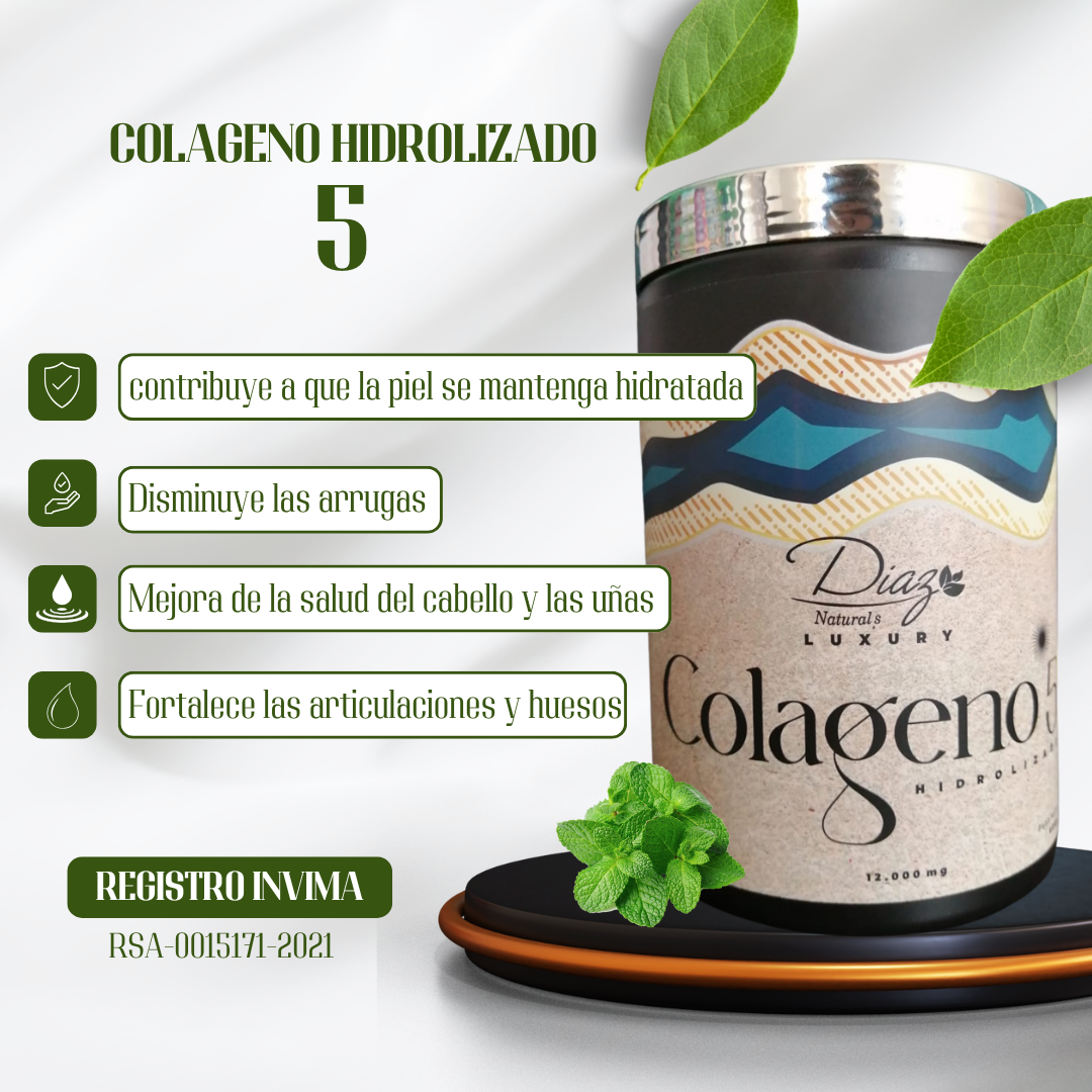 COLAGENO 5 HIDROLIZADO+MAGNESIO+POTASIO