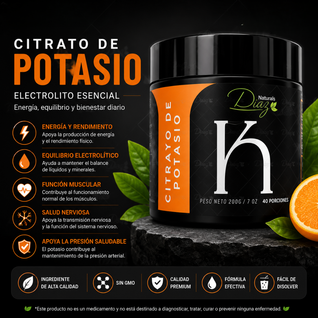 CITRATO DE POTASIO EN POLVO