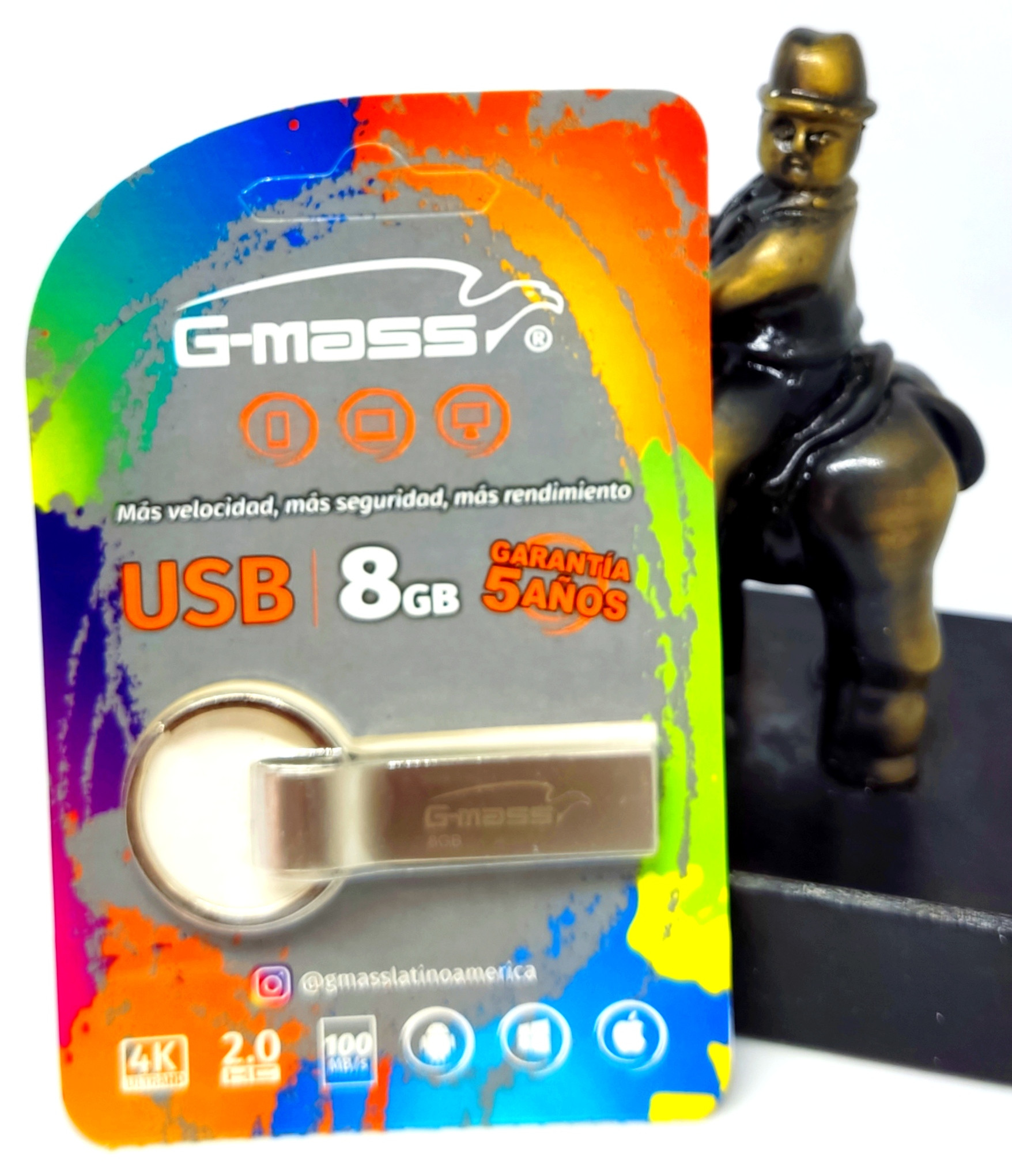 MEMORIA USB DE 8G MARCA G-MASS
