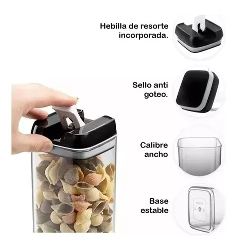 Miniatura 3 de RECIPIENTES HERMETICOS COCINA X7
