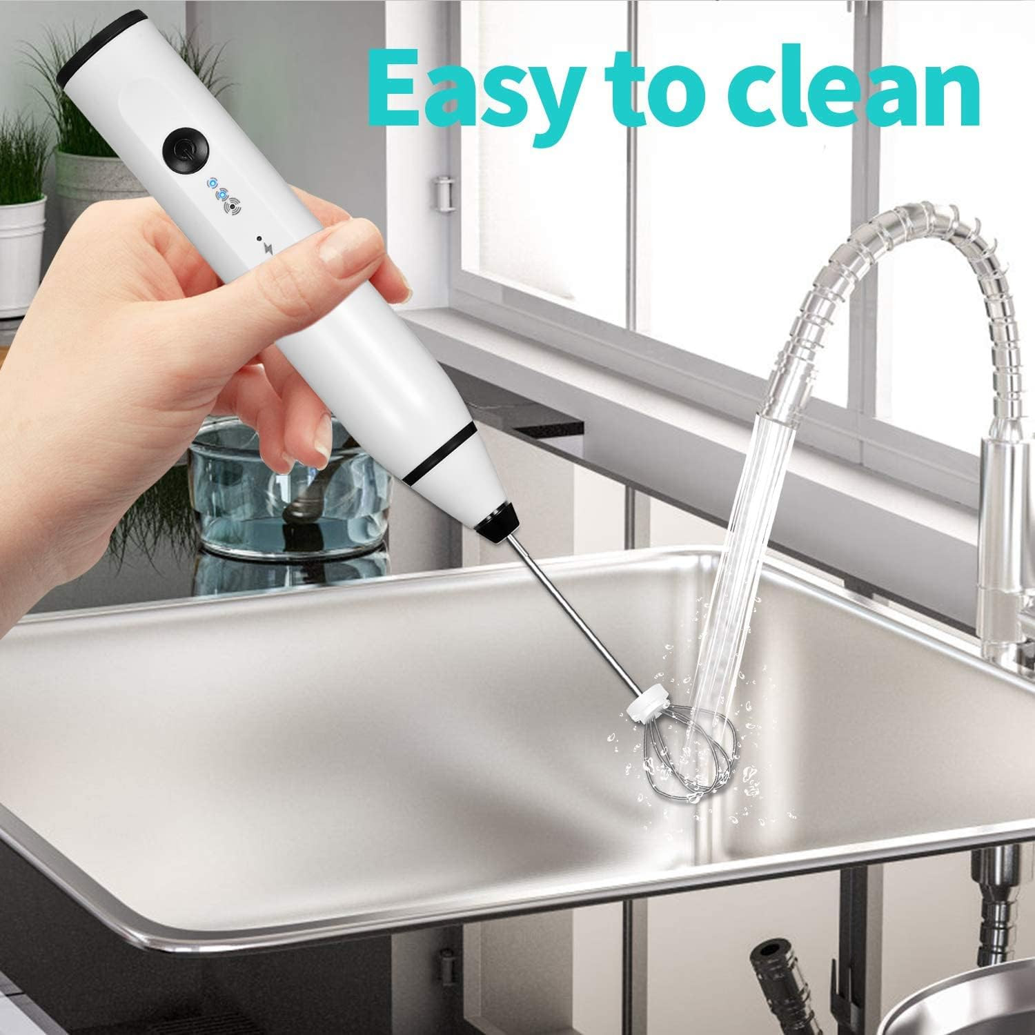 Miniatura 3 de Batidora Eléctrica Espumador leche