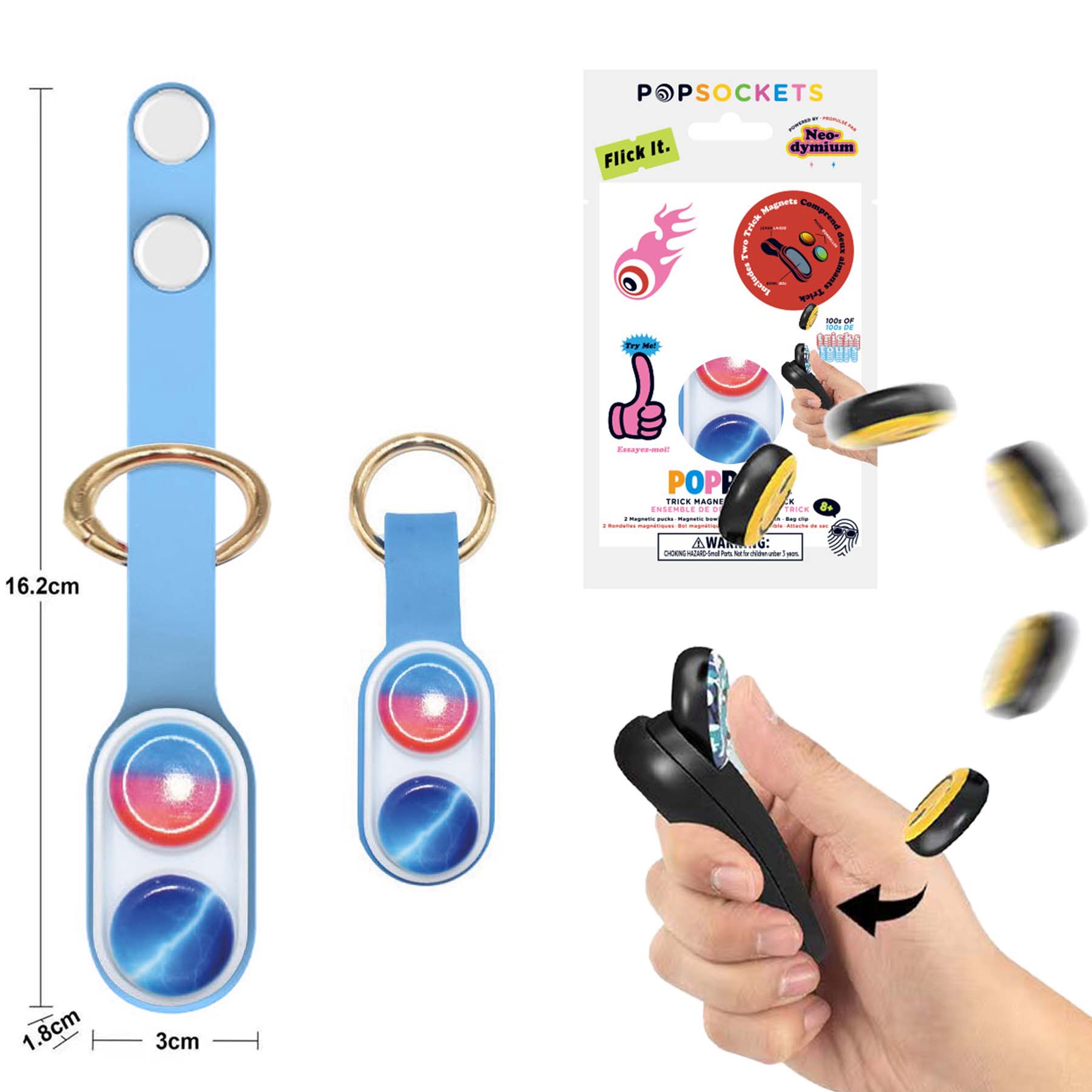 Vista 8 de PPK- POPPUCK JUGUETE ANTI ESTRES - COLOR: LILIA