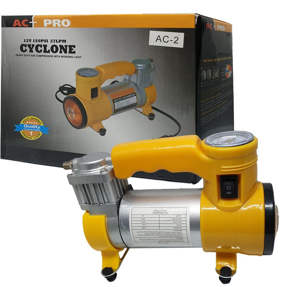 Compresor de aire con linterna  12V