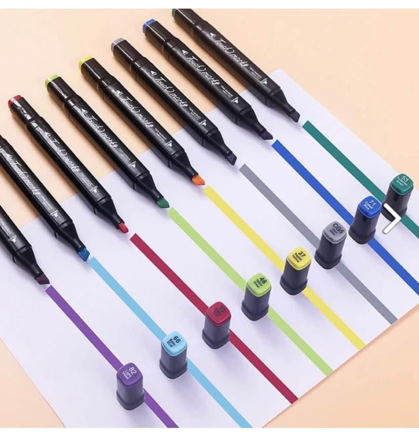 Kit De 80 Rotuladores Colores Dibujo Mar