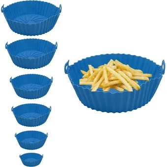 SET X 6 MOLDE SILICONA PARA AIR FRYER