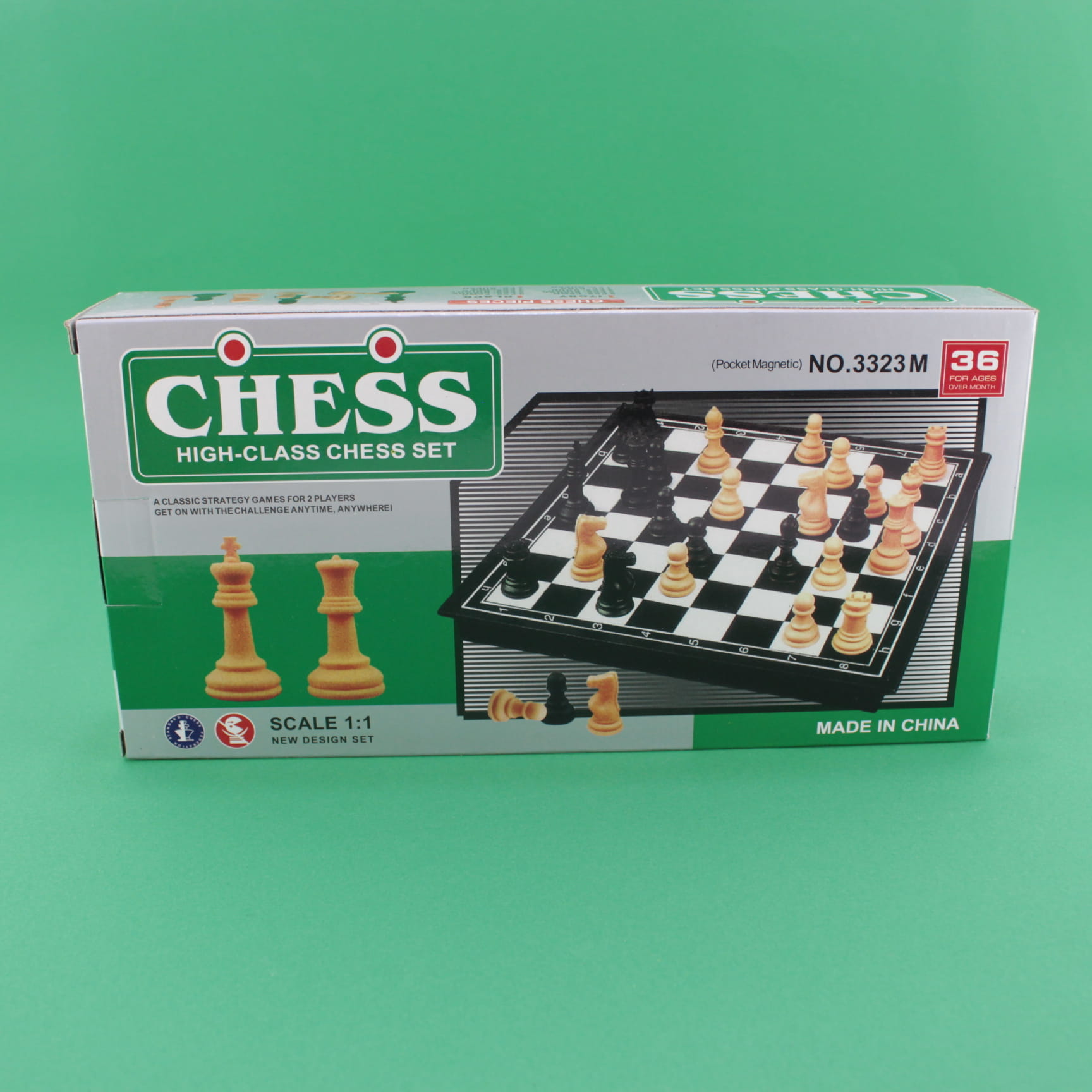 Miniatura 3 de Ajedrez magnético grande