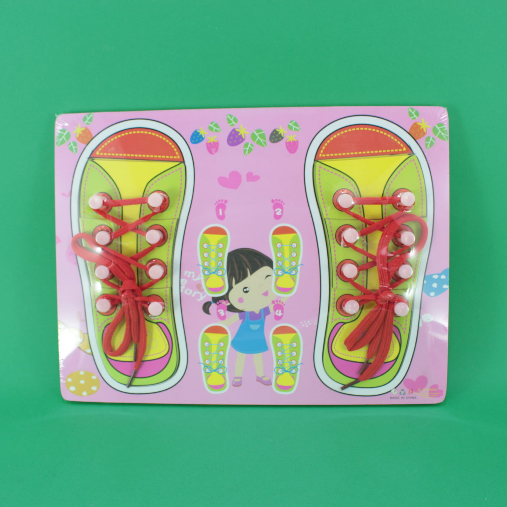 Juego amarrar los cordones