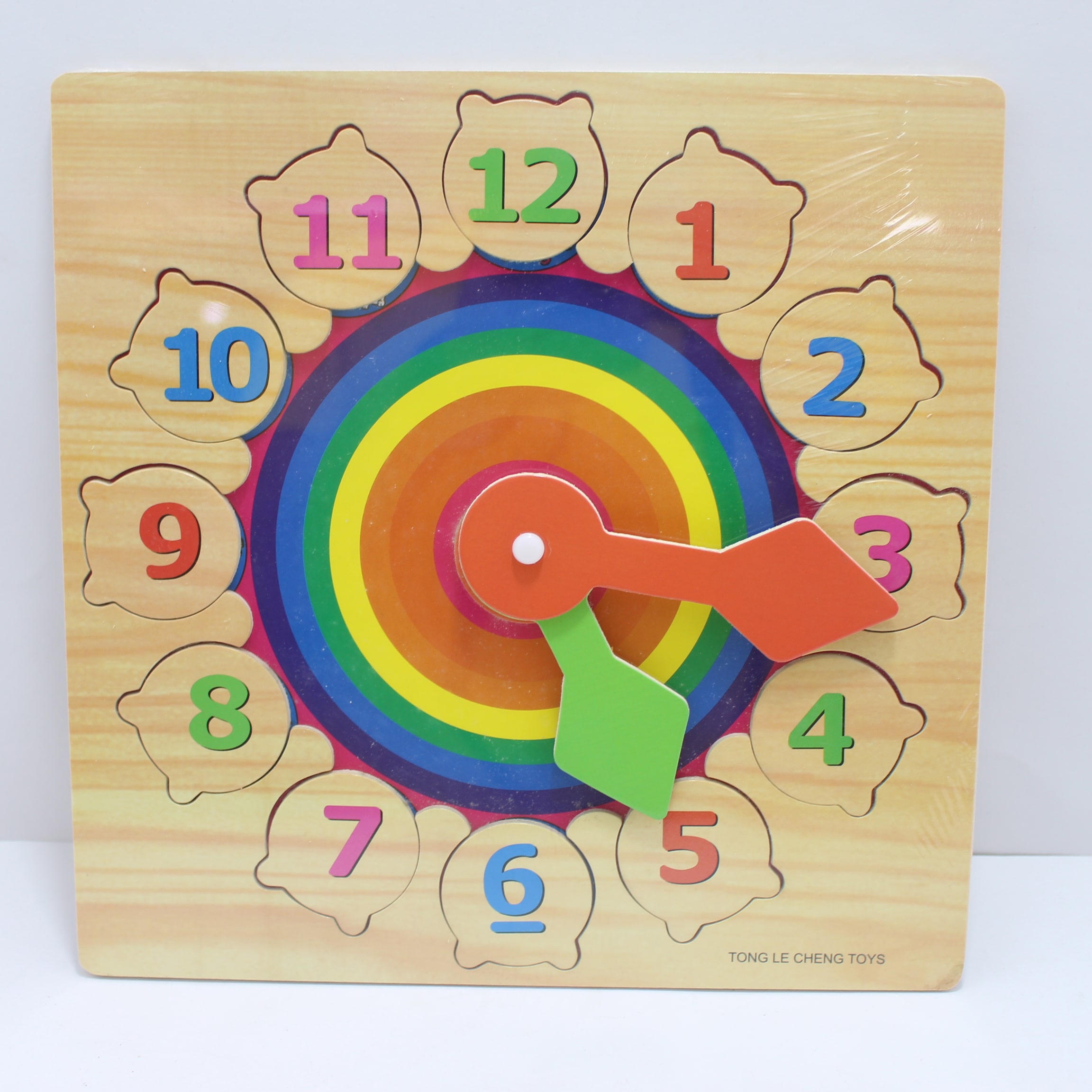Reloj infantil de madera
