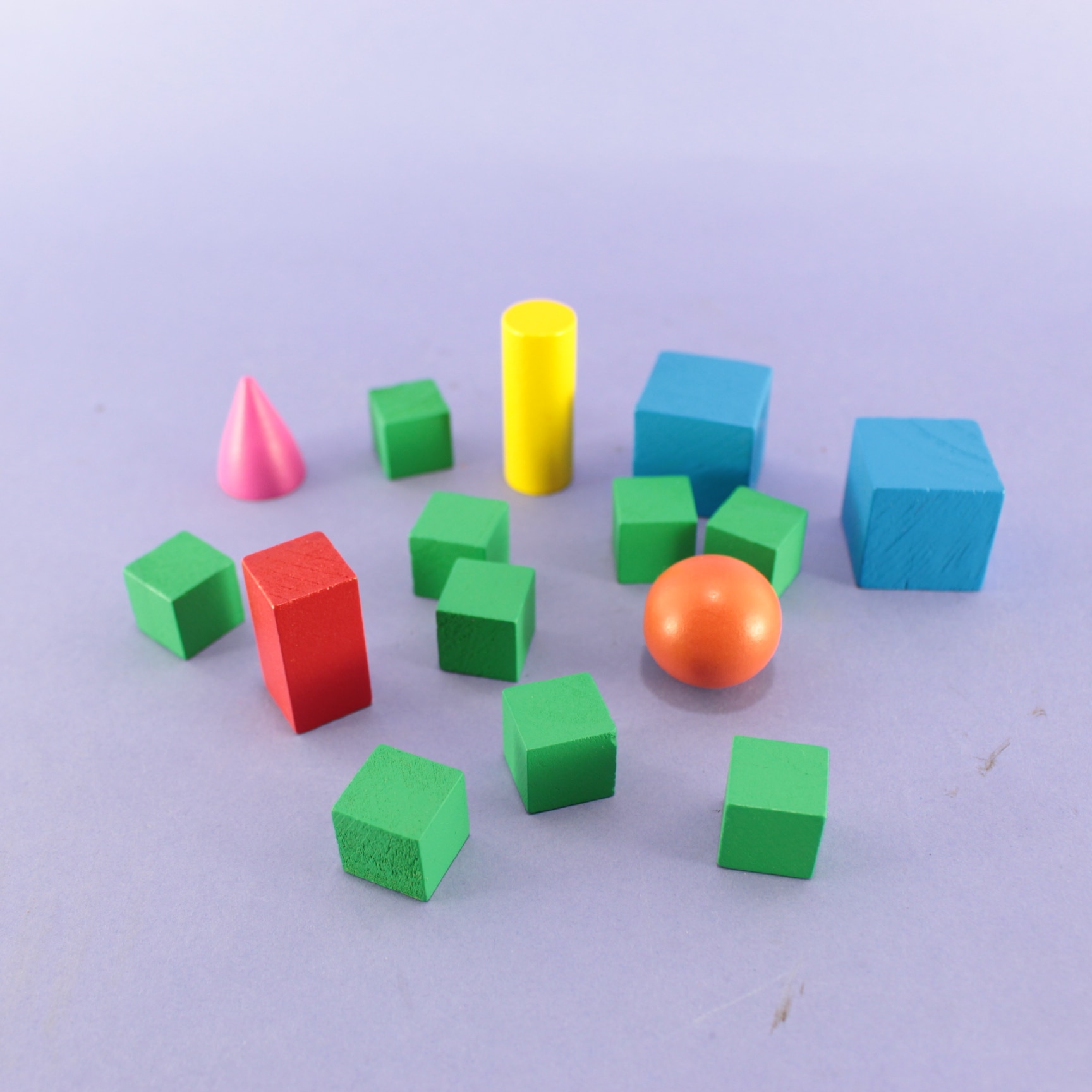 Didáctico figuras geométricas de madera