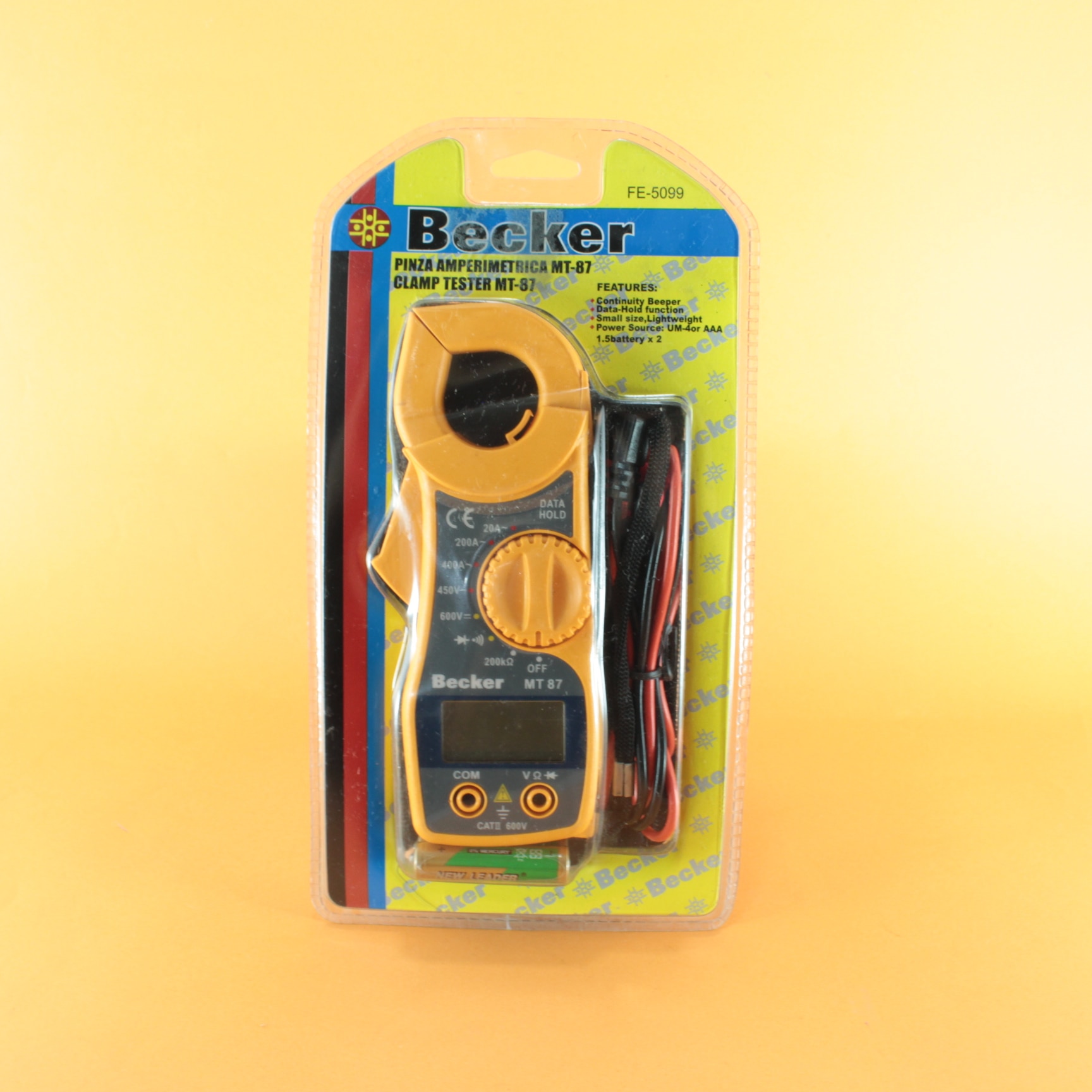 Pinza amperimétrica tester MT-87