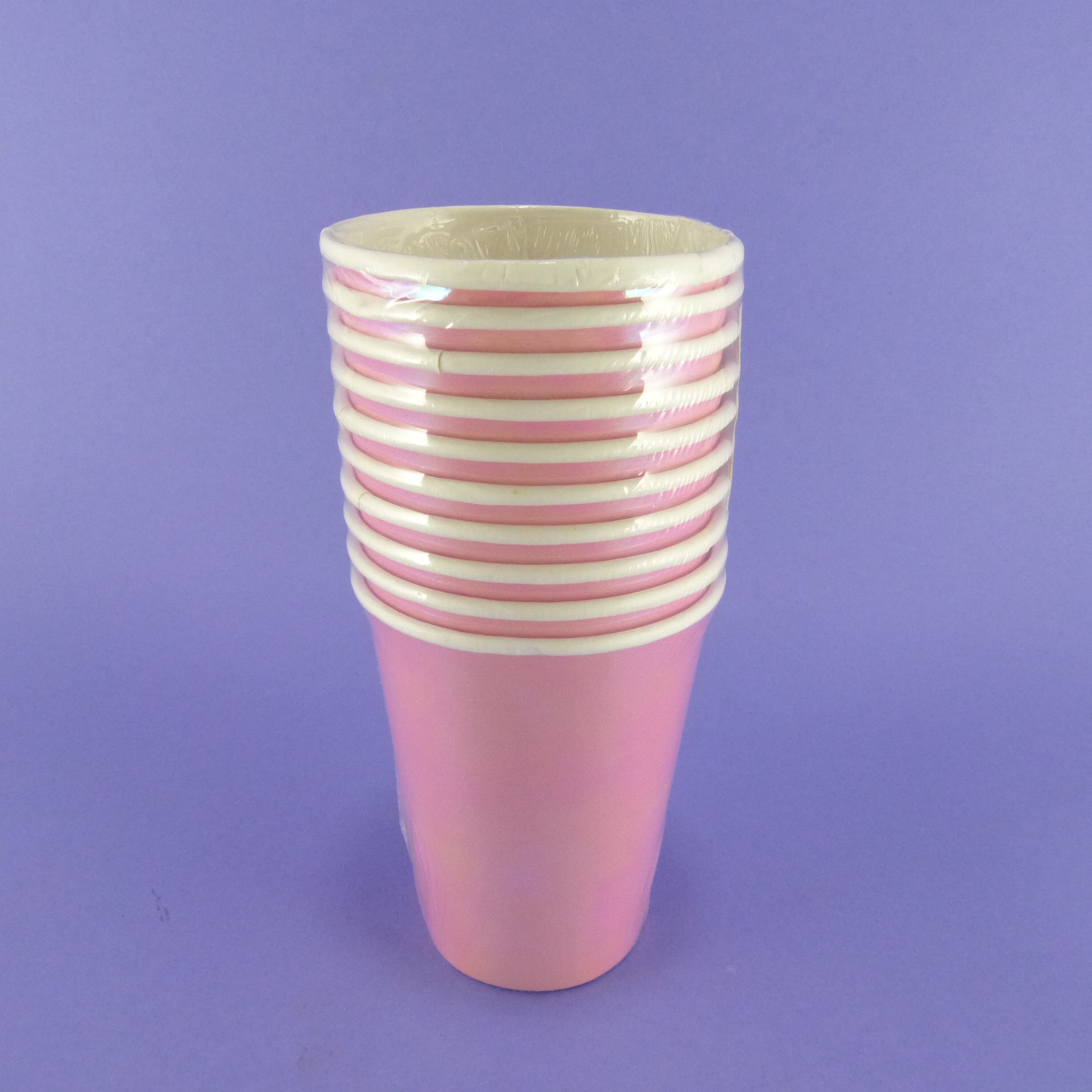 Vasos ROSADO para fiesta colores tornas